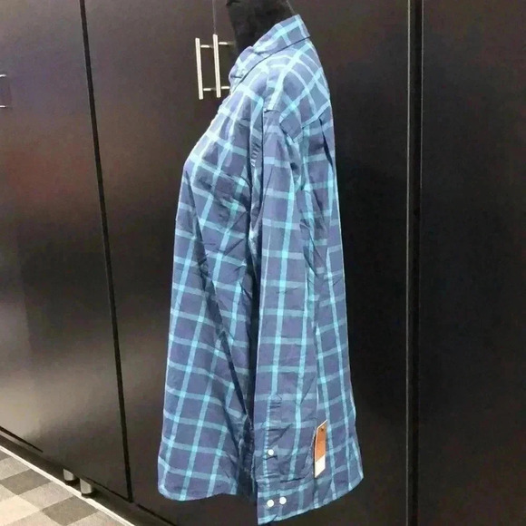 Sonoma Lifestyle Chest Pocket,plaid,long sleeve,cotton/poly - Picture 4 of 12